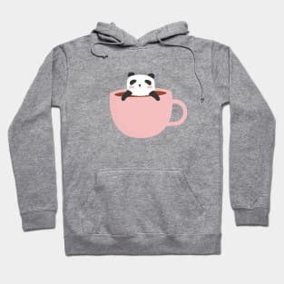 Cute Coffee Panda T-Shirt Hoodie